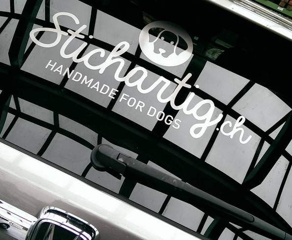 Beschriftung von Autoheck in Solothurn
